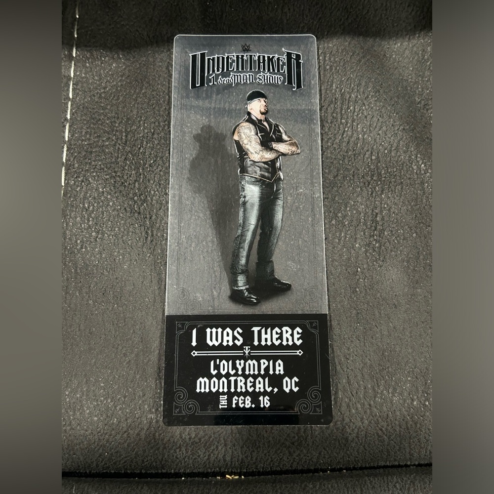 The Undertaker; 1 Deadman show - bookmark EXCLUSIVE